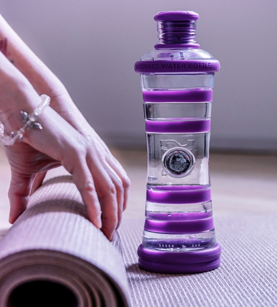 Bouteille i9 violette sagessse yoga